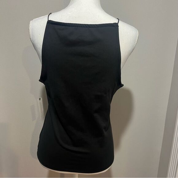 NWT Maeve Anthropologie black square neck tank top size xxs - Picture 6 of 9